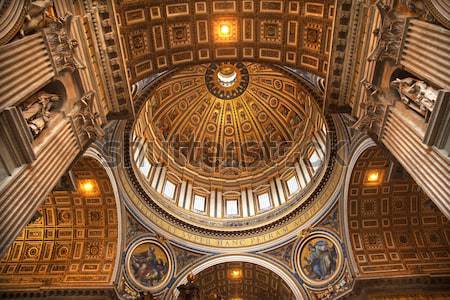 Saint Peter's Basilica Vatican  Michelangelo's Dome Rome Italy Stock photo © billperry