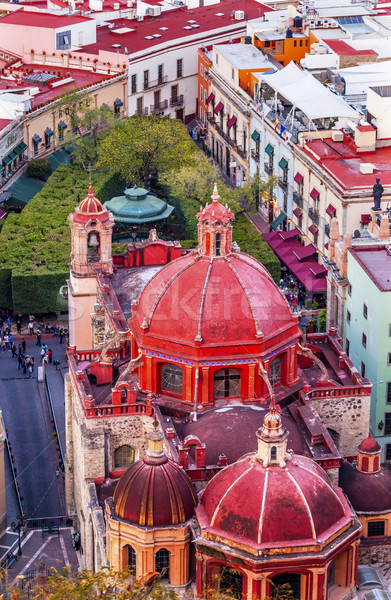 Zdjęcia stock: Czerwony · kopuła · San · Diego · Meksyk · kościoła · miasta