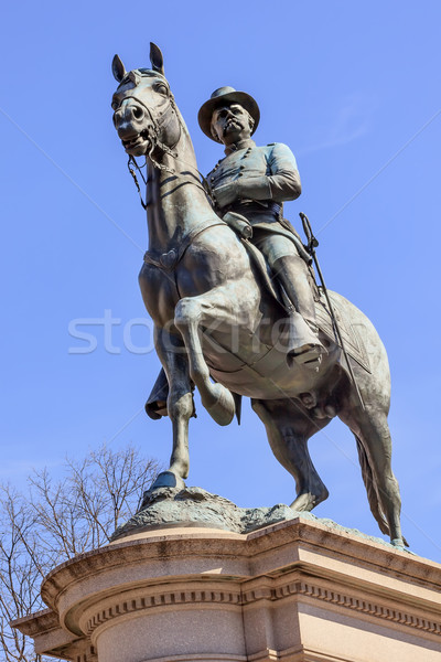 General Winfield Scott Hancock Equestrian Statue Civil War Memor Stock photo © billperry