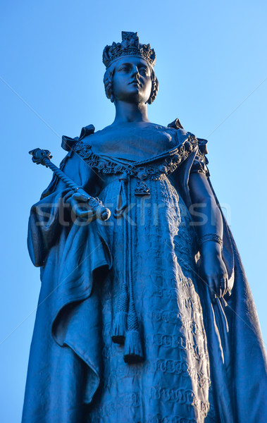  Queen Statue Provincial Capital Legislative Buildiing Victoria  Stock photo © billperry