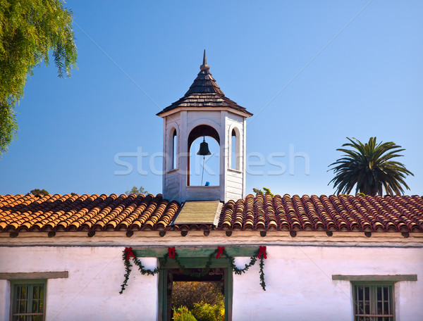 Oude San Diego stad dak koepel Californië Stockfoto © billperry