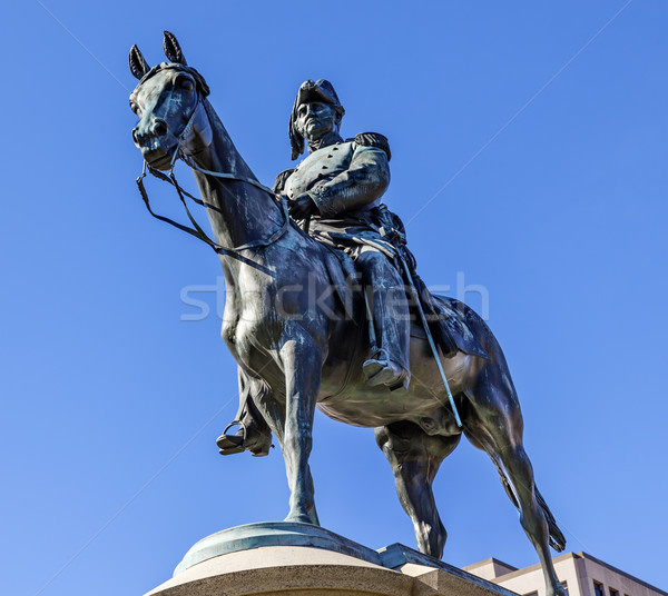 Lieutenant General Winfield Scott Statue Soctt Circle Washington Stock photo © billperry