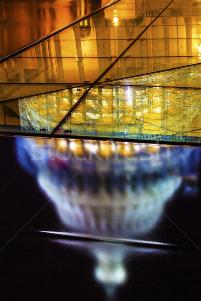 US Capitol North Side Construction Night Washington DC Reflectio Stock photo © billperry