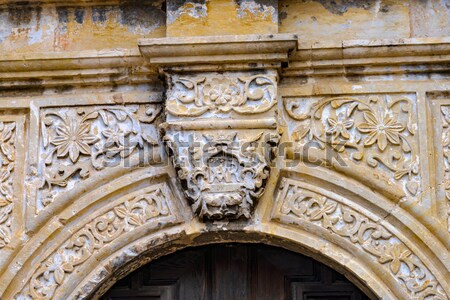 Estatua puerta fachada westminster abadía Londres Foto stock © billperry