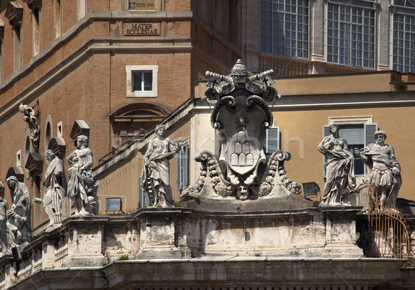 Religious Statues Saint Peter's Basilica Vatican Rome Italy Stock photo © billperry