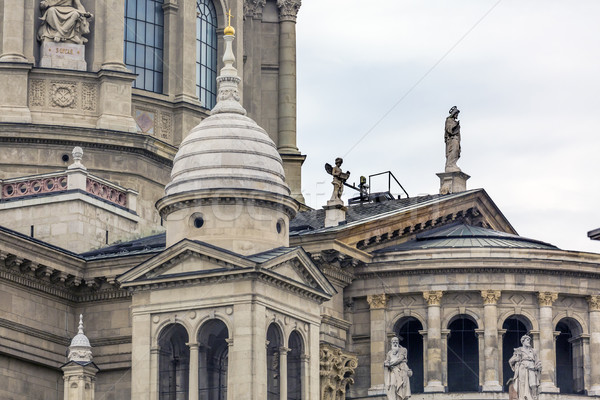 Jezusa posąg święty katedry Budapeszt Węgry Zdjęcia stock © billperry