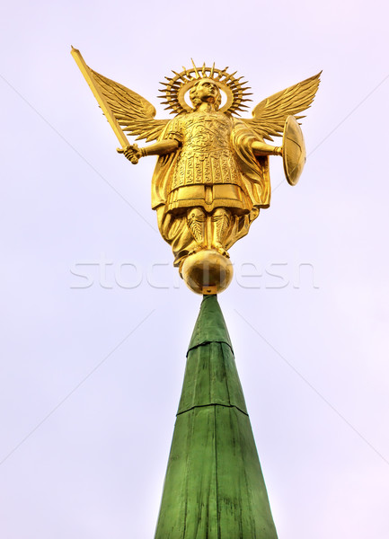 Szobor szent Szófia katedrális bejárat arany Stock fotó © billperry