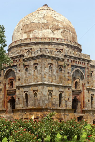 Bara Gumbad Tomb Lodi Gardens New Delhi India Stock photo © billperry