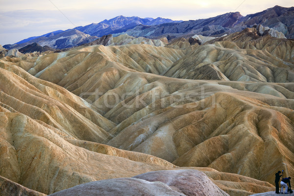 Photographing Zabruski Point Death Valley National Park Californ Stock photo © billperry