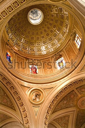 Dome Basilica Arch Saint Stephens Cathedral Budapest Hungary Stock photo © billperry