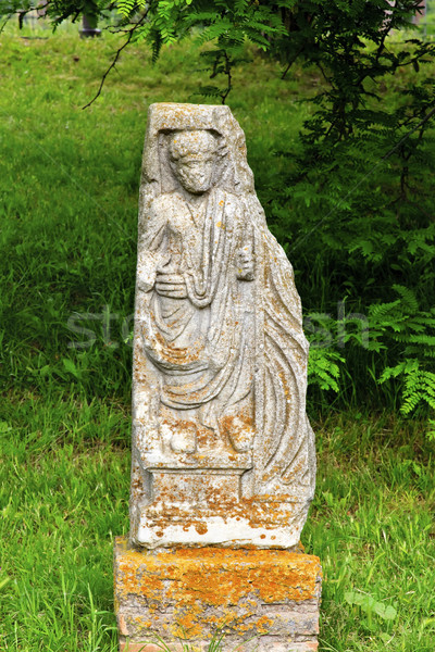 Ancient Roman Man Statue Ostia Antica Rome Italy Stock photo © billperry