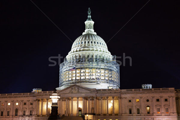 北 側 施工 夜 明星 華盛頓DC 商業照片 © billperry