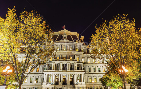 Old Executive Office Building Night Washington DC Stock photo © billperry