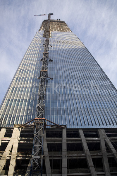 Construction of Highest Building, Skyscraper, Beijing, China Stock photo © billperry