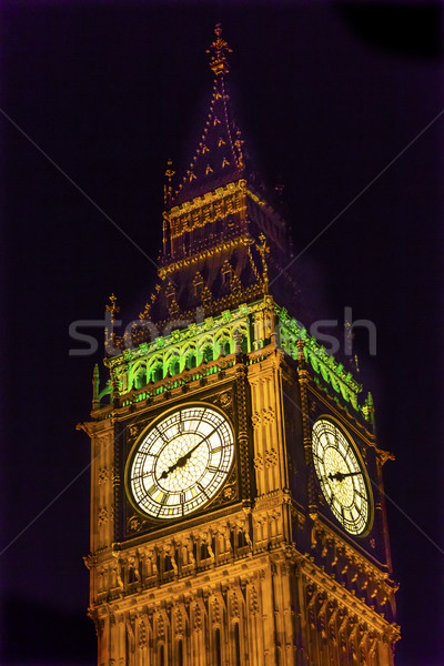 Big Ben Tower Houses of Parliament Westminster London England Stock photo © billperry