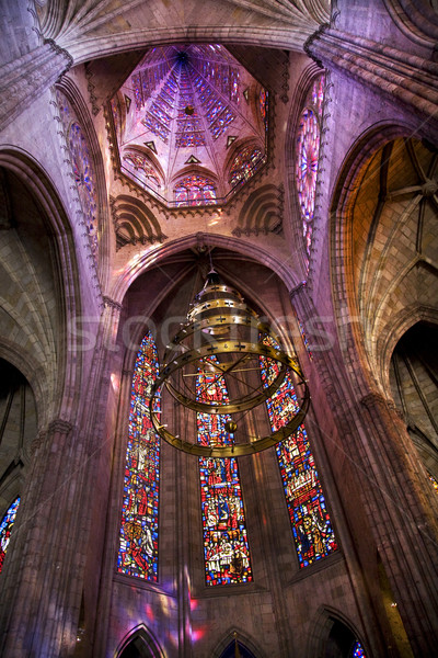 Temple of Atonement Dome and Stained Glass Windows Stock photo © billperry