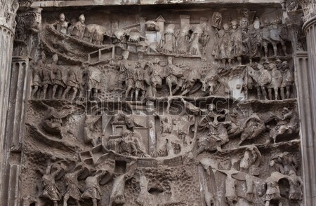 детали арки форуме Рим Италия каменные Сток-фото © billperry