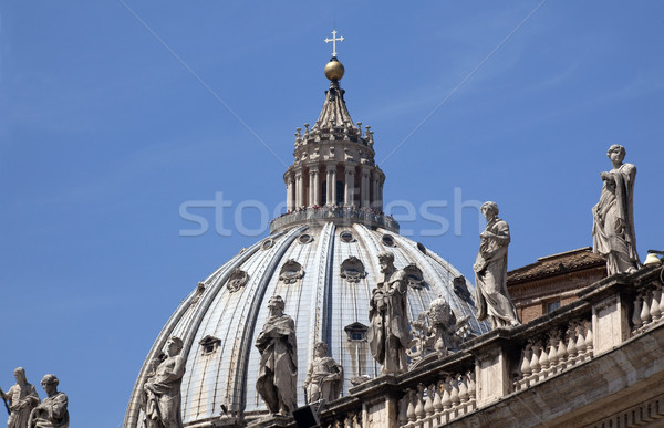Kopuła święty bazylika watykan Rzym niebo Zdjęcia stock © billperry