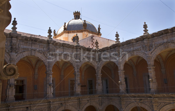 Church Art Musem Orange Arche Courtyard Queretaro Mexico Stock photo © billperry