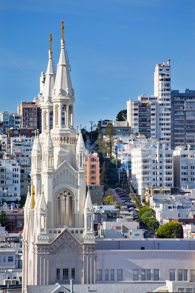 святой католический Церкви Сан-Франциско Калифорния город Сток-фото © billperry