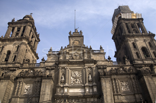 Metropolitan Cathedral Zocalo Mexico City Stock photo © billperry