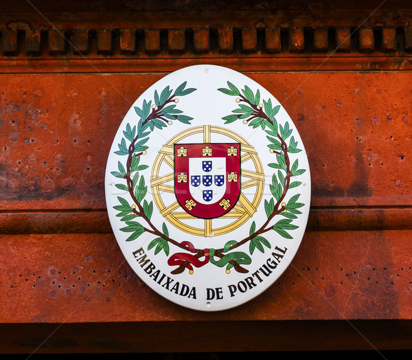 Португалия печать Массачусетс символ Вашингтон Сток-фото © billperry