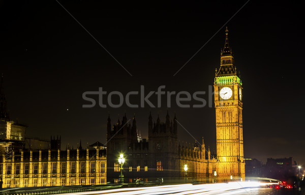 Stock fotó: Big · Ben · torony · Westminster · híd · házak · parlament