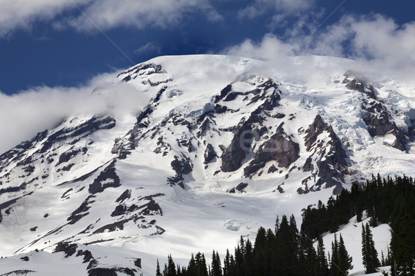 曇った 楽園 雪 山 自然 夏 ストックフォト © billperry