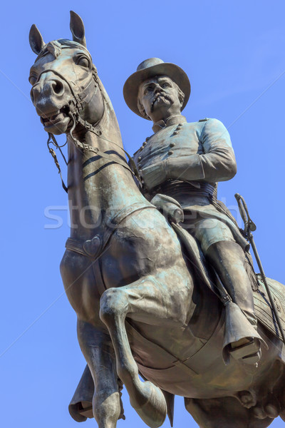 Foto stock: General · estatua · guerra · civil · Pensilvania · Washington · DC