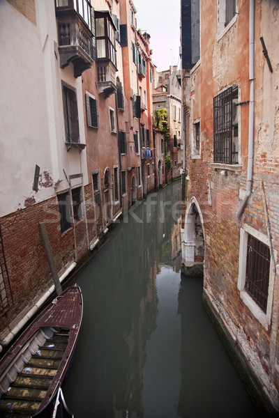 Small Side Canal Venice Italy Stock photo © billperry