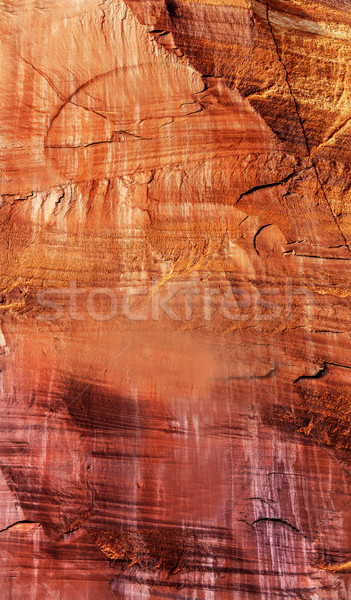 Sandstone Mountain Octopus Looking Image Capitol Reef National P Stock photo © billperry