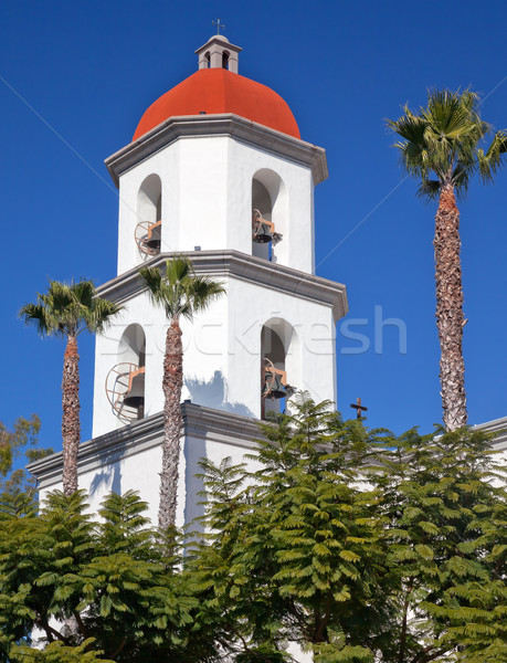 Mission San Juan Capistrano Basilica Steeple Church California  Stock photo © billperry