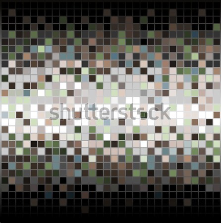 Abstrakten Quadrate Retro Muster line Netz Stock foto © Binkski
