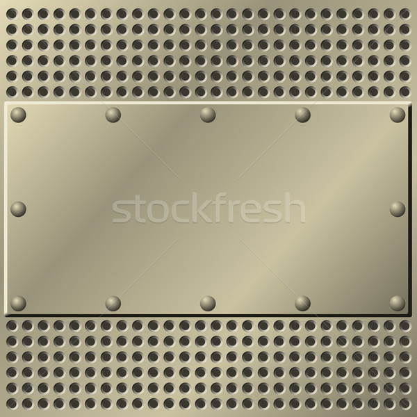 Fém tányér háló absztrakt háttér ipari Stock fotó © Binkski