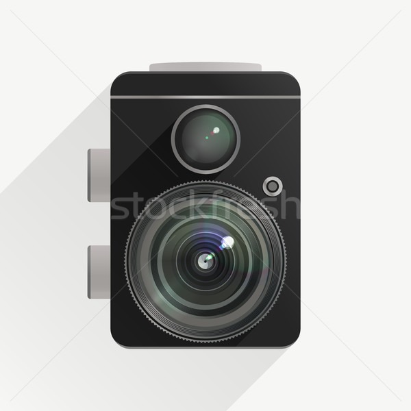 Camera icon Stock photo © biv