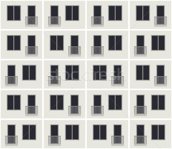 Building facade pattern Stock photo © biv