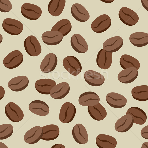 Coffee beans pattern Stock photo © biv