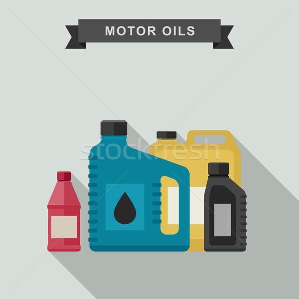 Motor oils icon. Stock photo © biv