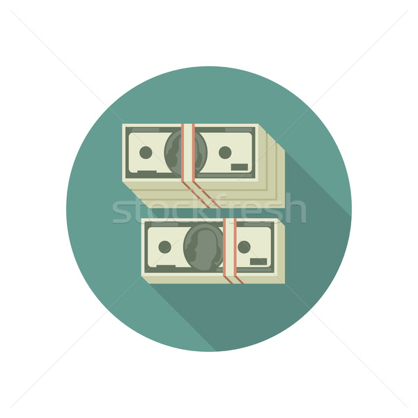 долларов икона деньги дизайна Сток-фото © biv