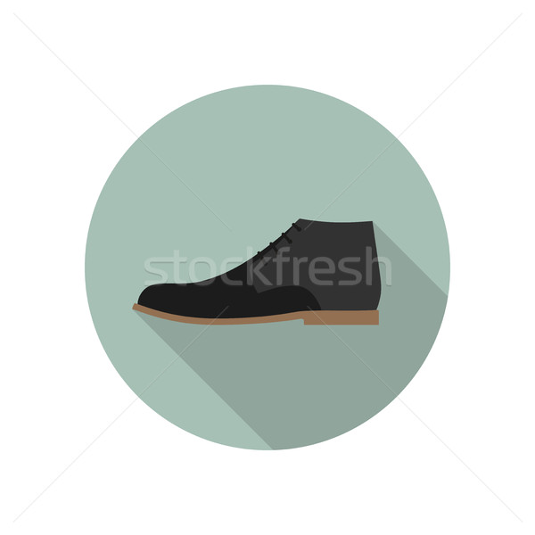 Shoe flat icon Stock photo © biv