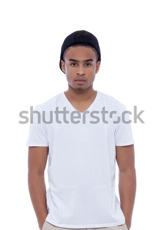 [[stock_photo]]: Hip · hop · africaine · homme · portrait · danseur · posant