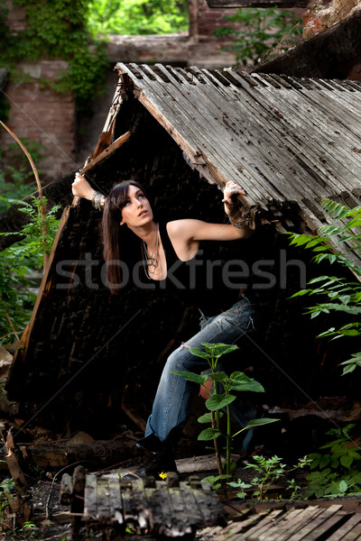 An angel in a harsh world Stock photo © blanaru