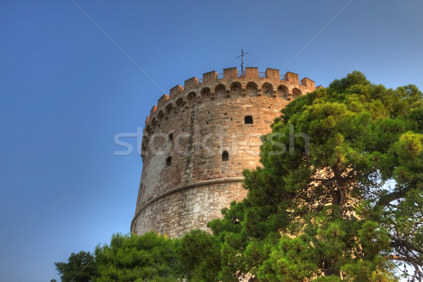 Foto stock: Blanco · torre · vista · salónica · ciudad · Grecia