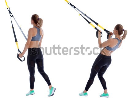 Kettlebell exercise Stock photo © blanaru