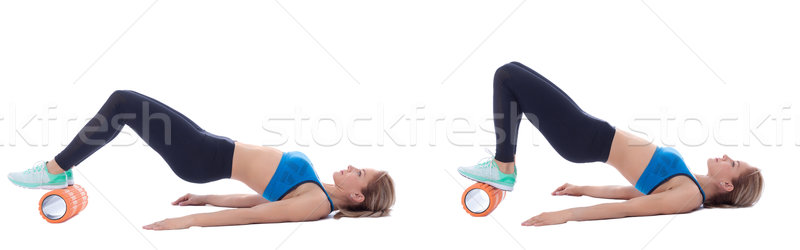 Foam Roller Exercises Stock photo © blanaru