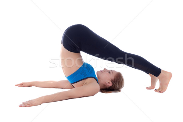 Stretching of posterior chain muscles Stock photo © blanaru