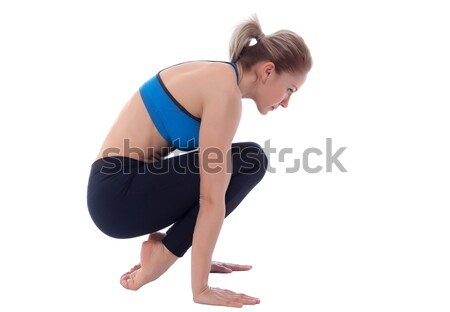 Stretching of calf and splint muscles Stock photo © blanaru