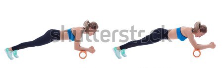 Foam Roller Exercises Stock photo © blanaru