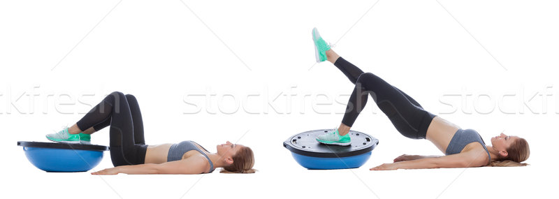 Balance training ball exercise Stock photo © blanaru