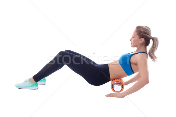 Mousse exercice explication femme corps muscle [[stock_photo]] © blanaru